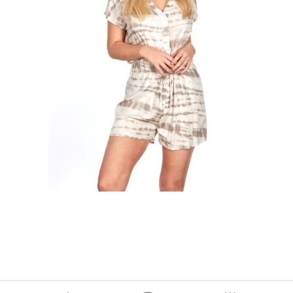 NWT tye dye romper size medium - Picture 2 of 2